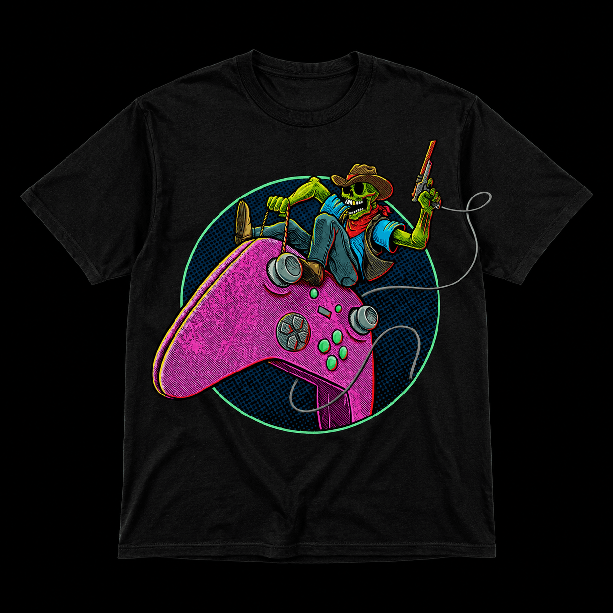 Skeleton Cowboy Tee